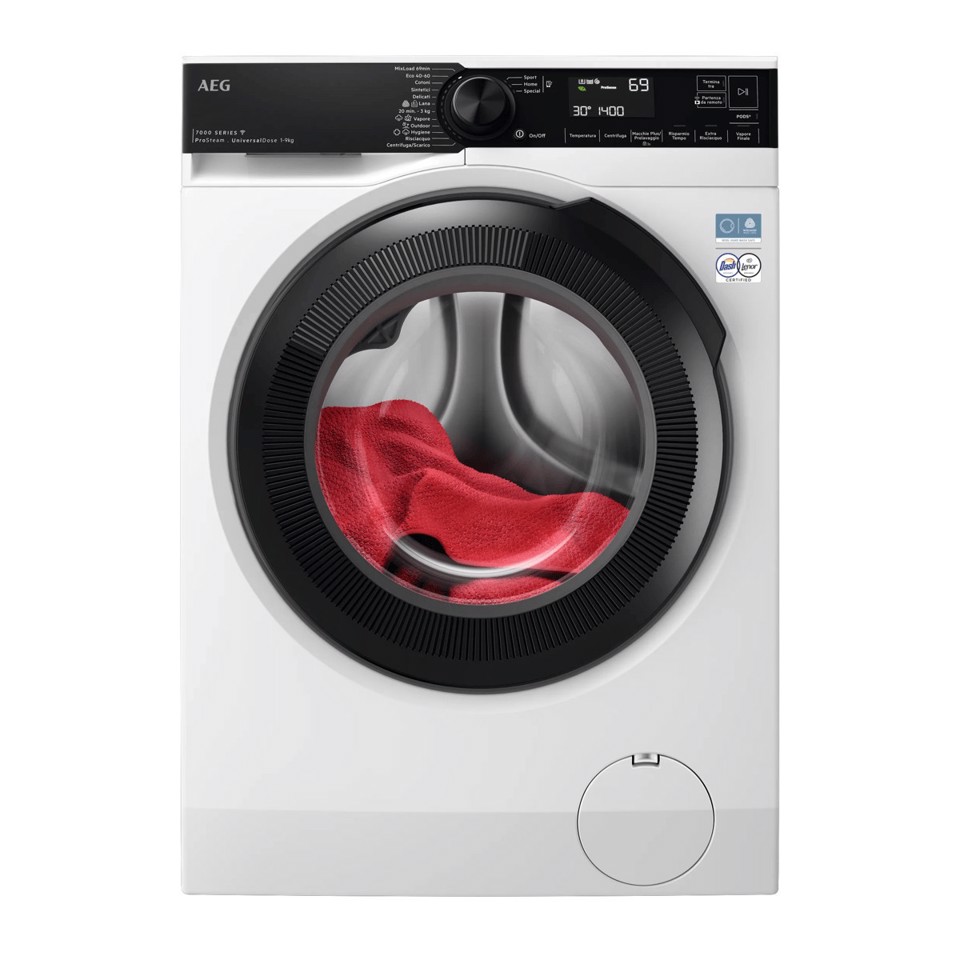 AEG Series 7000 Lavatrice Carica Frontale 9 Kg Classe A-20% 1400 Giri LR7FH94VY MADE IN EUROPE