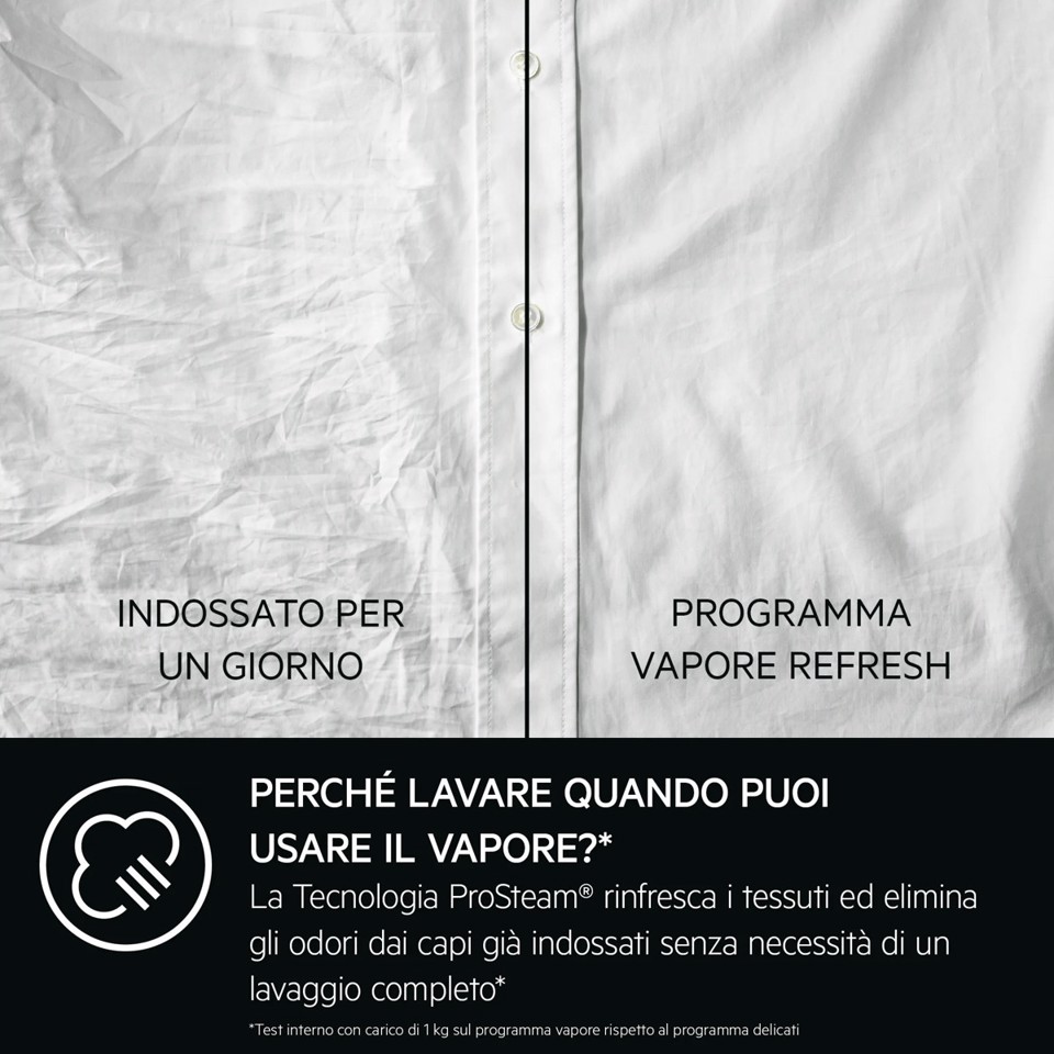 AEG Series 7000 Lavatrice Carica Frontale 9 Kg Classe A-20% 1400 Giri LR7FH94VY MADE IN EUROPE