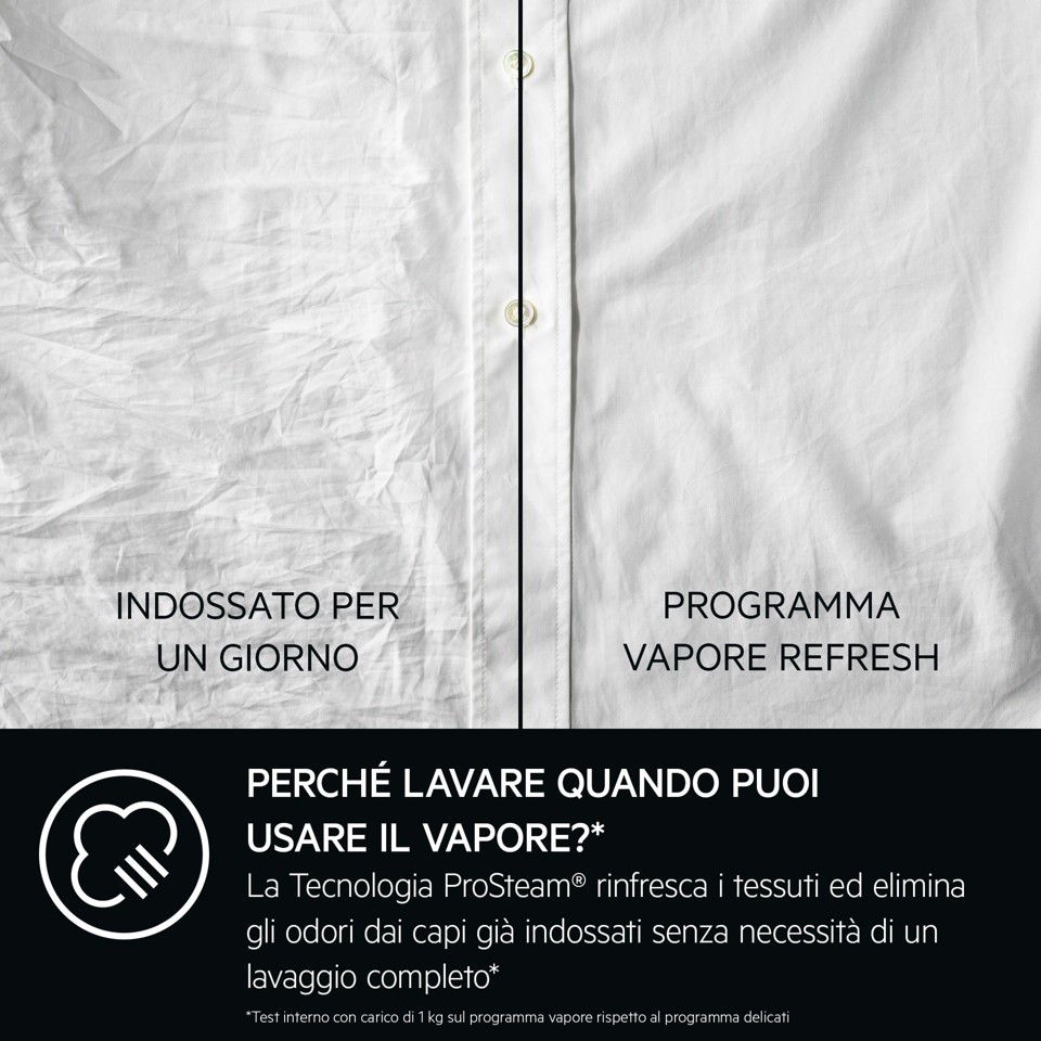 AEG Series 7000 LR7FH114VY Lavatrice serie 7000 ProSteam® UniversalDose 11 kg