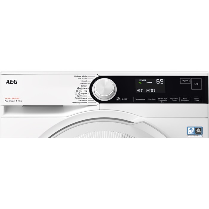 AEG Series 7000 LR7H114AW lavatrice Caricamento frontale 11 kg 1400 Giri/min Bianco