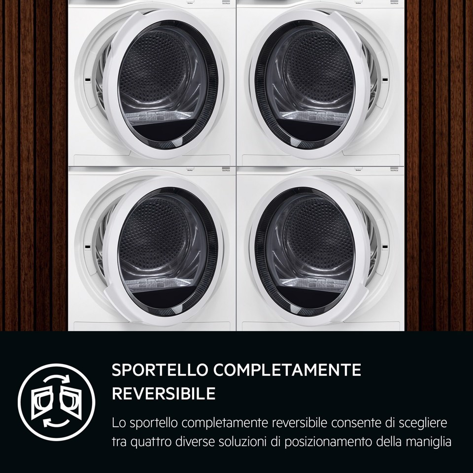 AEG Series 7000 TR7HG18C asciugatrice Libera installazione Caricamento frontale 8 kg Bianco
