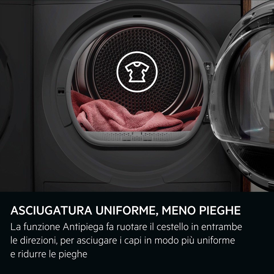 AEG Series 7000 TR7HG18C asciugatrice Libera installazione Caricamento frontale 8 kg Bianco