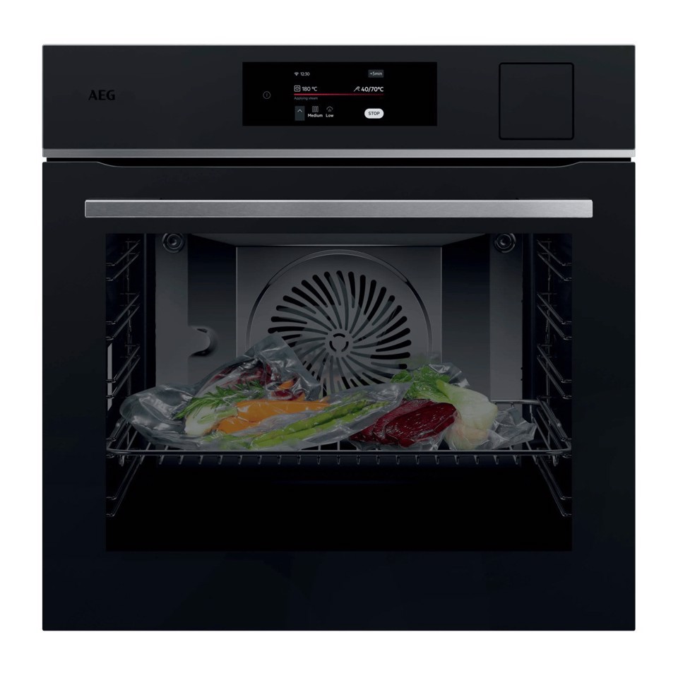 AEG Series 8000 Forno Incasso Steam Pro (100% Vapore, 50% Vapore, 25 %Vapore + Sous Vide) + Wi Fi Classe A++ 60 Cm TP8SB731AT MADE IN EUROPE