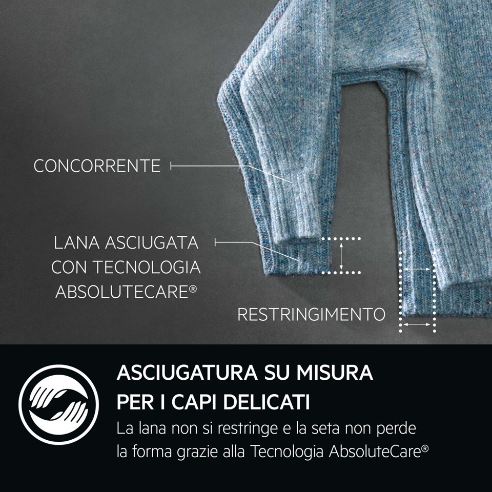 AEG Series 8000 TR8HD9B Asciugatrice Serie 8000 AbsoluteCare 9 kg