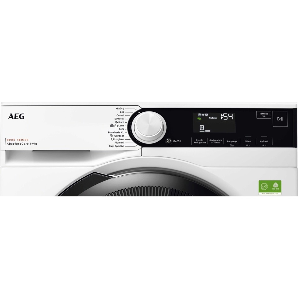 AEG Series 8000 TR8HD9B Asciugatrice Serie 8000 AbsoluteCare 9 kg