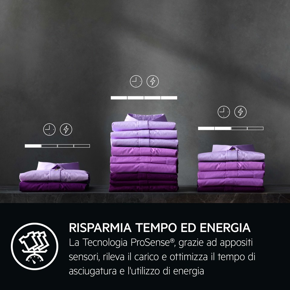 AEG Series 8000 XTR8HBGH9B Asciugatrice Serie 8000 AbsoluteCare 9 kg