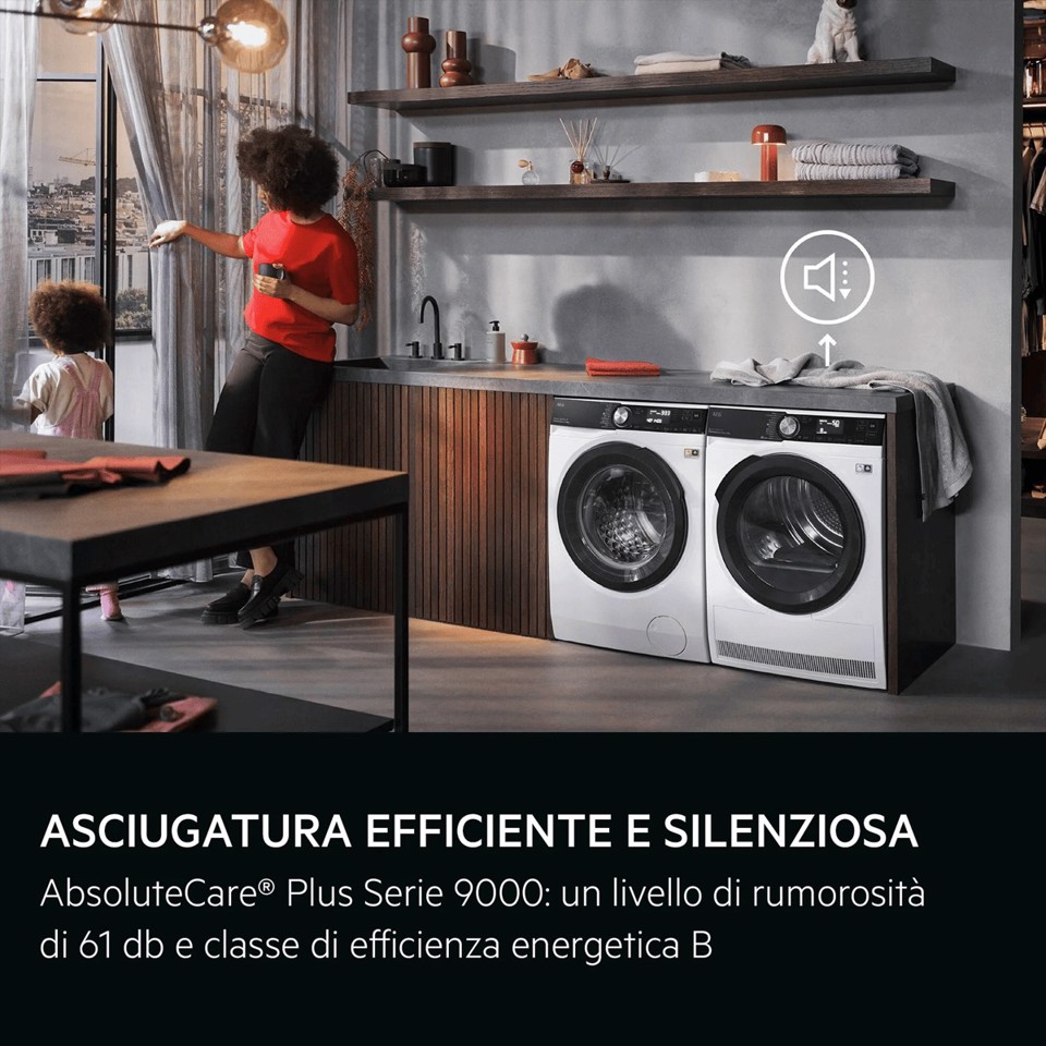AEG Series 9000 Asciugatrice 9 Kg Classe B TR9HH9BY MADE IN EUROPE