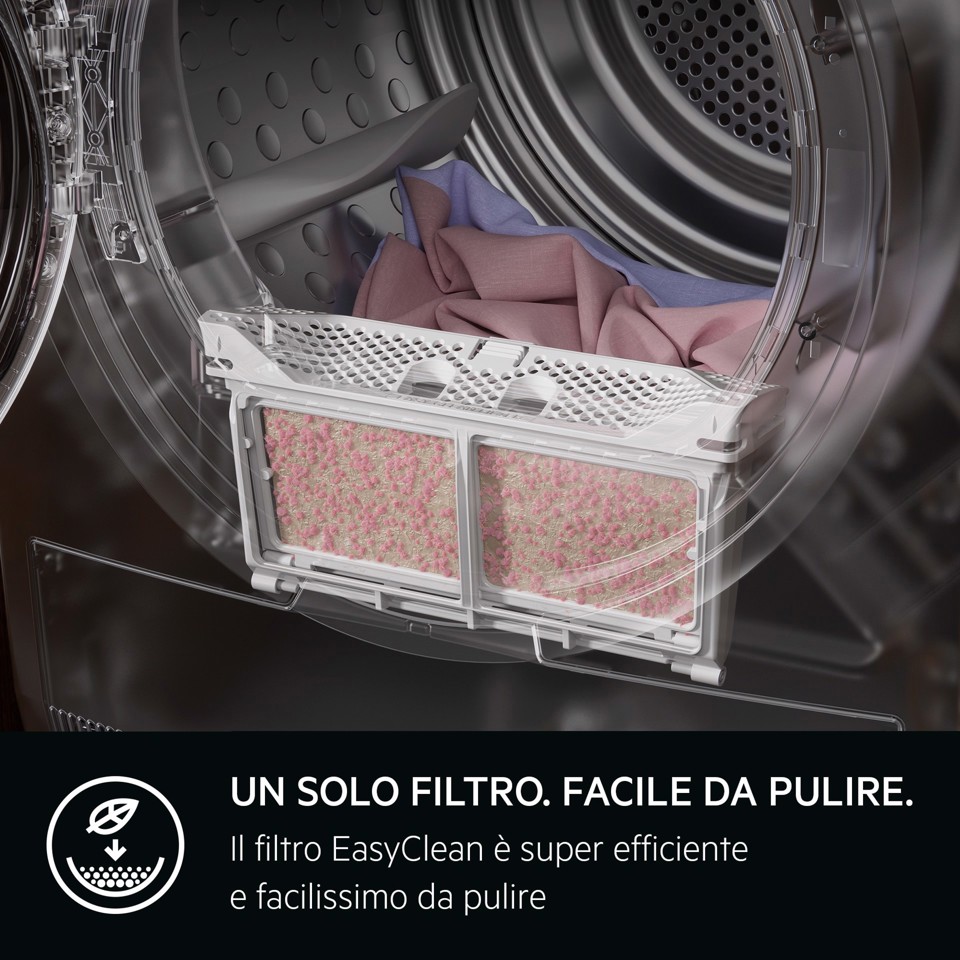 AEG Series 9000 TR9HH9BY asciugatrice Libera installazione Caricamento frontale 9 kg Bianco