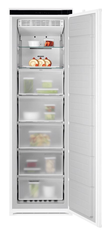 AEG TB7AA181ES Congelatore verticale Da incasso 212 L Bianco