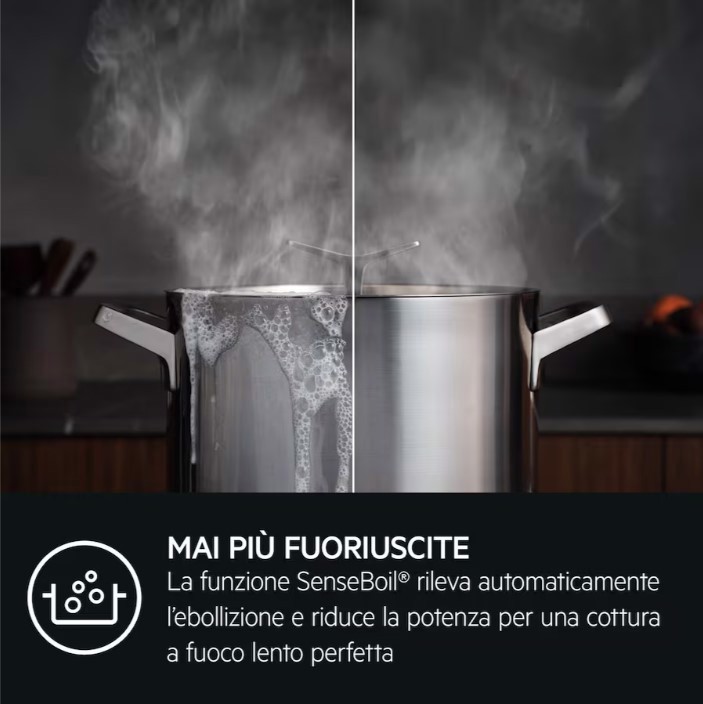 AEG TI84IB30IZ piano cottura Nero Da incasso 80 cm Piano cottura a induzione 4 Fornello(i)