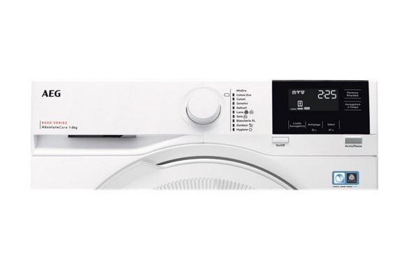 AEG TR8G83GW asciugatrice Libera installazione Caricamento frontale 8 kg Bianco