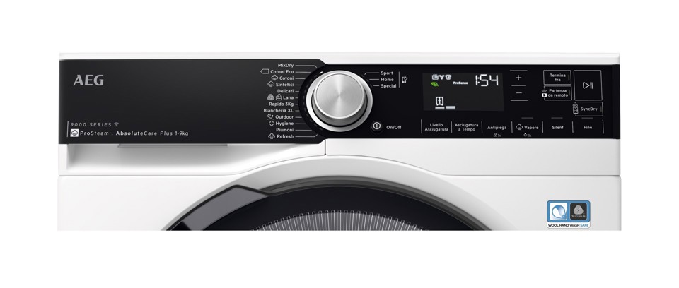 AEG TR9T94ABYS asciugatrice Libera installazione Caricamento frontale 9 kg Bianco