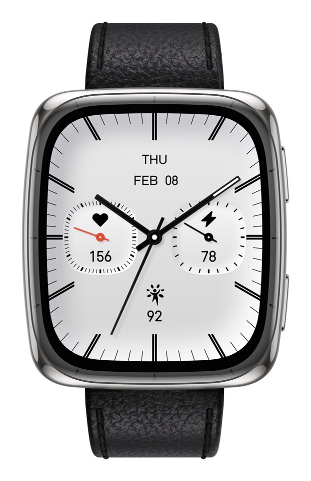 Amazfit Active 2 4,45 cm (1.75") AMOLED Digitale 390 x 450 Pixel Touch screen Acciaio inox