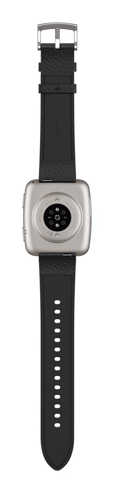 Amazfit Active 2 Square secondo cinturino rosso in silicone Vetro zaffiro con display AMOLED Pagamento contactless 5 sistemi satellitari & mappe offline Durata della batteria fino a 10 giorni