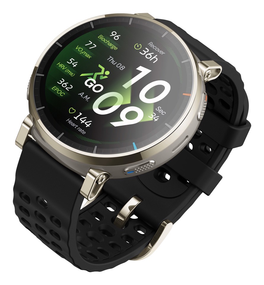 Amazfit Active 3 3,35 cm (1.32") AMOLED Digitale 466 x 466 Pixel Touch screen Oro GPS (satellitare)