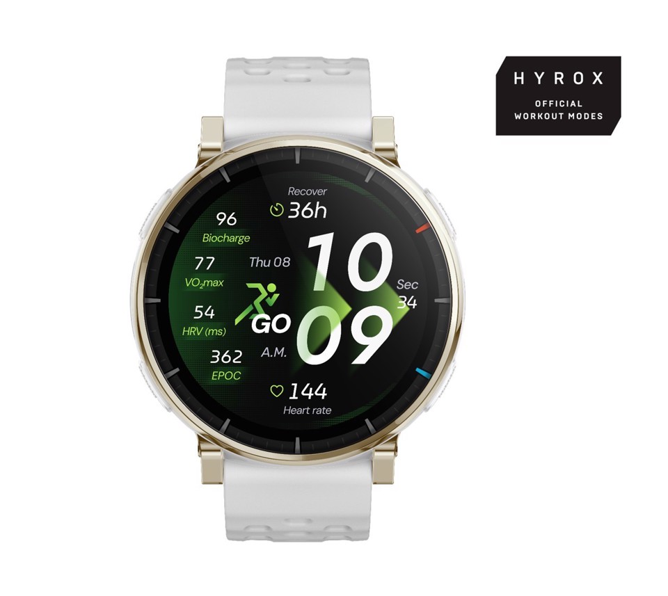 Amazfit Active 3 3,35 cm (1.32") AMOLED Digitale 466 x 466 Pixel Touch screen Oro GPS (satellitare)