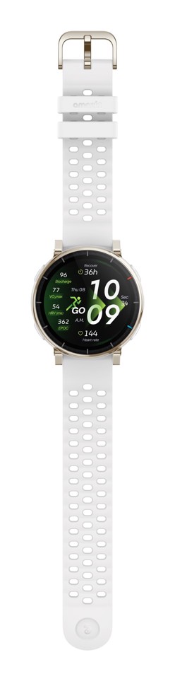 Amazfit Active 3 3,35 cm (1.32") AMOLED Digitale 466 x 466 Pixel Touch screen Oro GPS (satellitare)