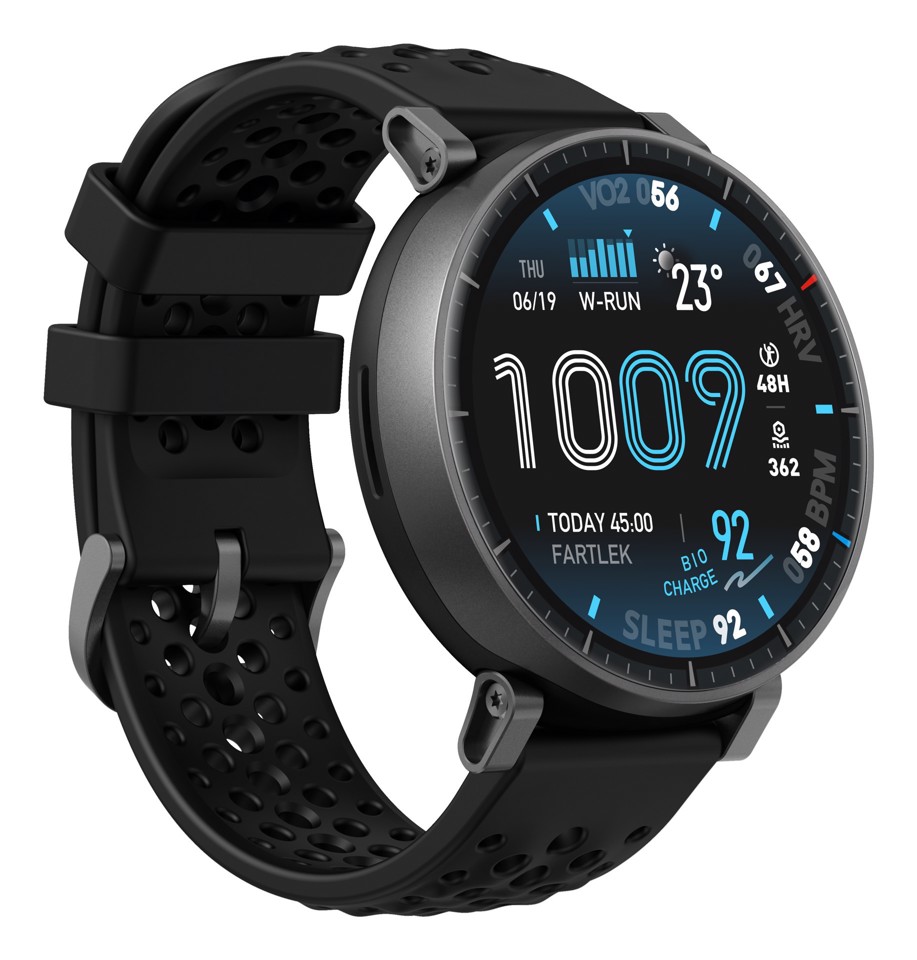 Amazfit Active Max display ultra luminoso da 1,5 pollici, 4 GB di memoria, mappe offline, monitoraggio dell'energia BioCharge
