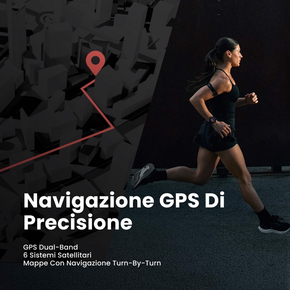 Amazfit Balance 3 3,81 cm (1.5") AMOLED 51 mm Digitale 480 x 480 Pixel Touch screen Acciaio inox Wi-Fi GPS (satellitare)