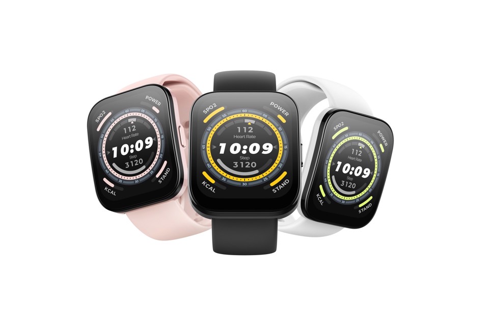 Amazfit Bip 5 4,85 cm (1.91") TFT Digitale 320 x 380 Pixel Touch screen Rosa GPS (satellitare)