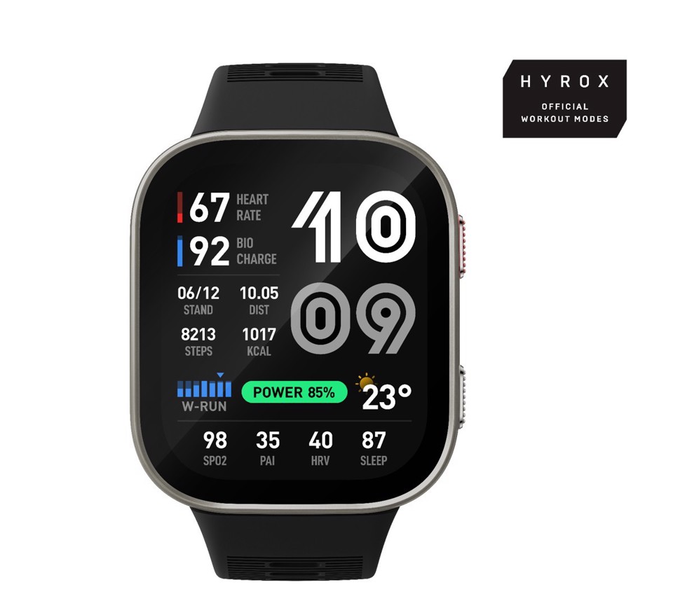 Amazfit Bip Max 5,26 cm (2.07") AMOLED Digitale 432 x 514 Pixel Touch screen Argento Wi-Fi GPS (satellitare)