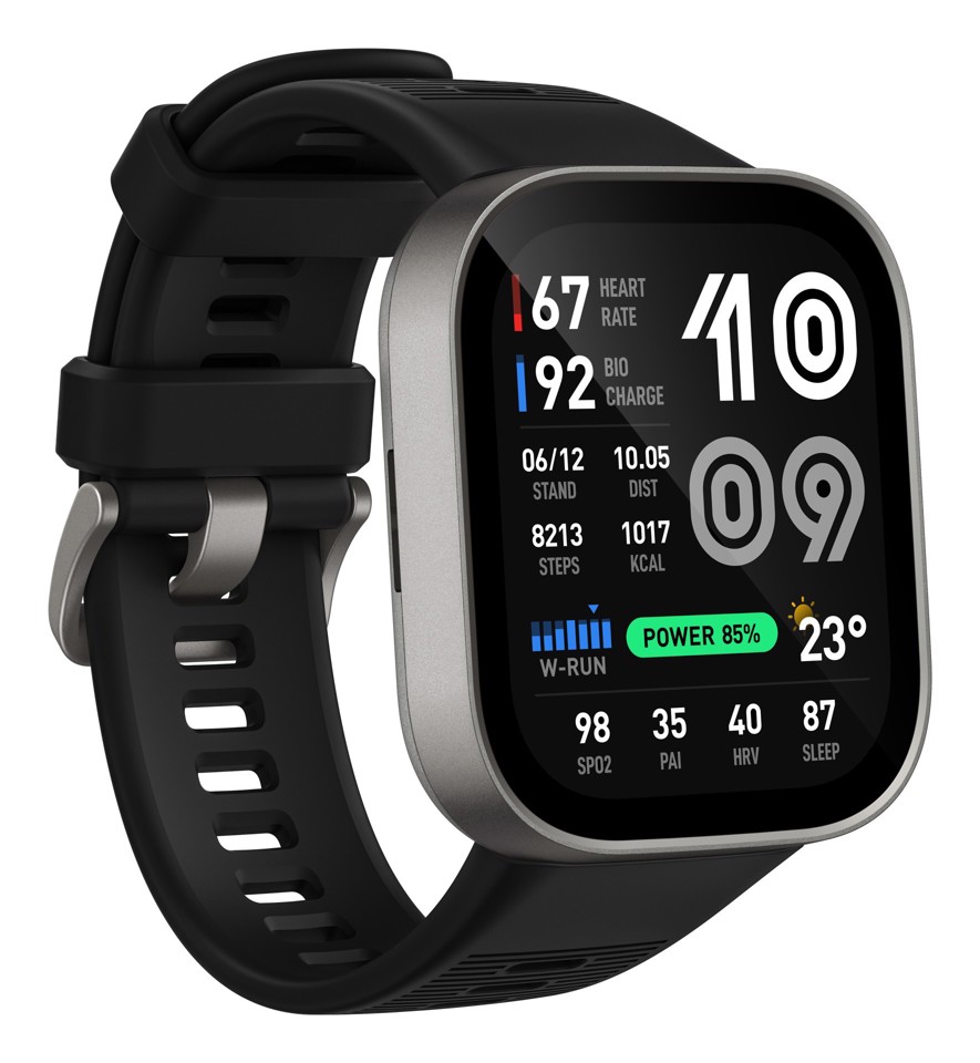 Amazfit Bip Max 5,26 cm (2.07") AMOLED Digitale 432 x 514 Pixel Touch screen Argento Wi-Fi GPS (satellitare)