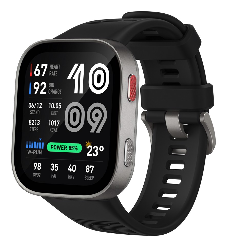 Amazfit Bip Max 5,26 cm (2.07") AMOLED Digitale 432 x 514 Pixel Touch screen Argento Wi-Fi GPS (satellitare)