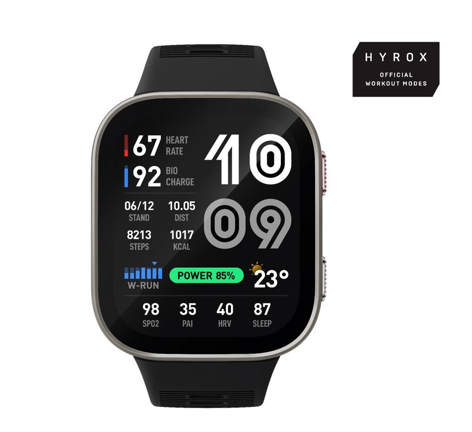 Amazfit Bip Max 5,26 cm (2.07") AMOLED Digitale 432 x 514 Pixel Touch screen Argento Wi-Fi GPS (satellitare)
