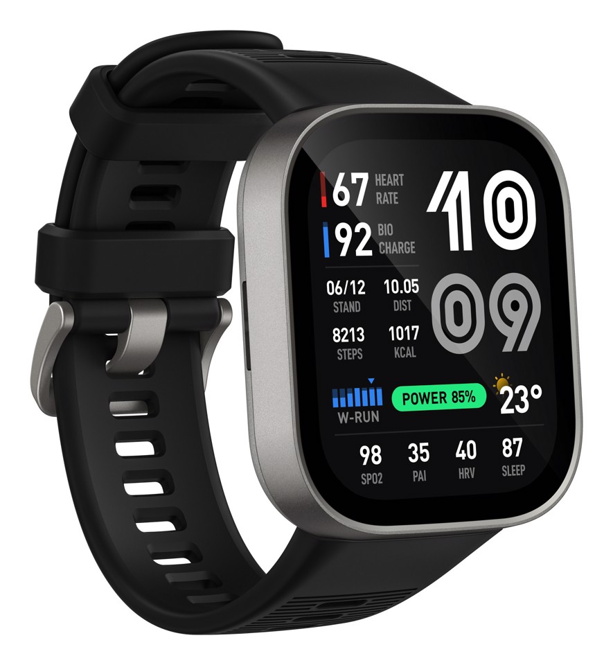 Amazfit Bip Max 5,26 cm (2.07") AMOLED Digitale 432 x 514 Pixel Touch screen Argento Wi-Fi GPS (satellitare)