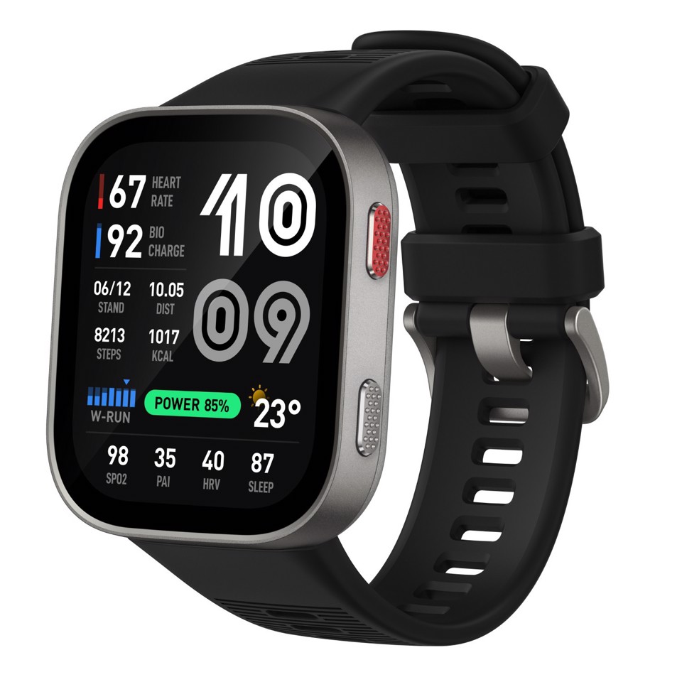 Amazfit Bip Max 5,26 cm (2.07") AMOLED Digitale 432 x 514 Pixel Touch screen Argento Wi-Fi GPS (satellitare)