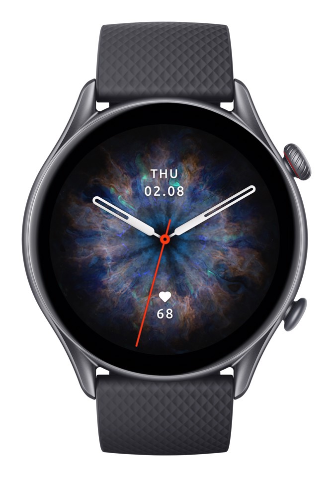 Amazfit GTR 3 Pro 3,68 cm (1.45") AMOLED 46 mm Digitale 480 x 480 Pixel Touch screen Nero Wi-Fi GPS (satellitare)