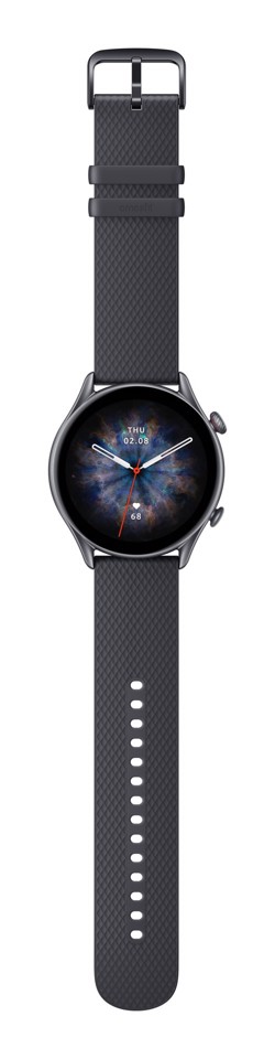Amazfit GTR 3 Pro 3,68 cm (1.45") AMOLED 46 mm Digitale 480 x 480 Pixel Touch screen Nero Wi-Fi GPS (satellitare)