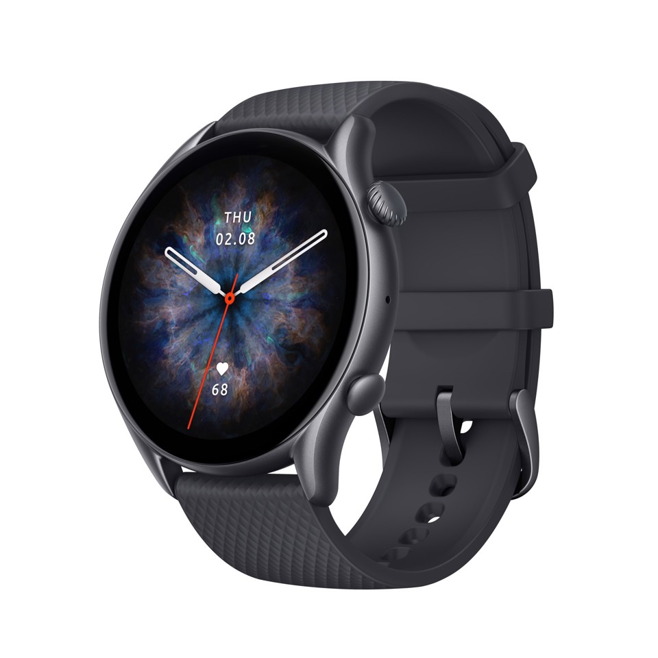 Amazfit GTR 3 Pro 3,68 cm (1.45") AMOLED 46 mm Nero GPS (satellitare)