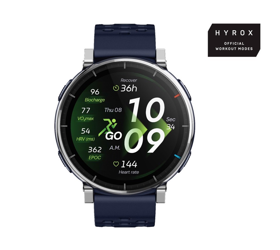 Amazfit W2558GL2N smartwatch e orologio sportivo 3,35 cm (1.32") AMOLED Digitale 466 x 466 Pixel Touch screen Argento GPS (satellitare)