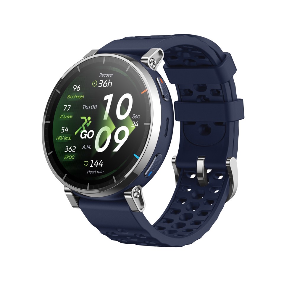 Amazfit W2558GL2N smartwatch e orologio sportivo 3,35 cm (1.32") AMOLED Digitale 466 x 466 Pixel Touch screen Argento GPS (satellitare)