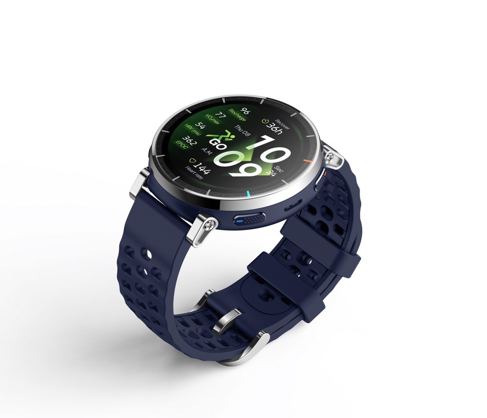 Amazfit W2558GL2N smartwatch e orologio sportivo 3,35 cm (1.32") AMOLED Digitale 466 x 466 Pixel Touch screen Argento GPS (satellitare)