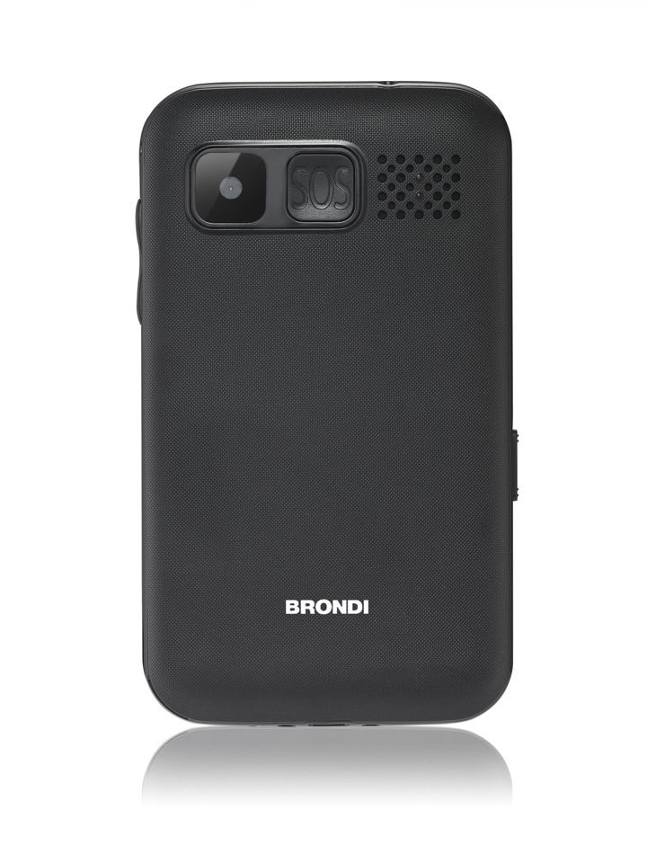 Brondi Amico Chic 6,1 cm (2.4") Nero, Argento Telefono cellulare basico