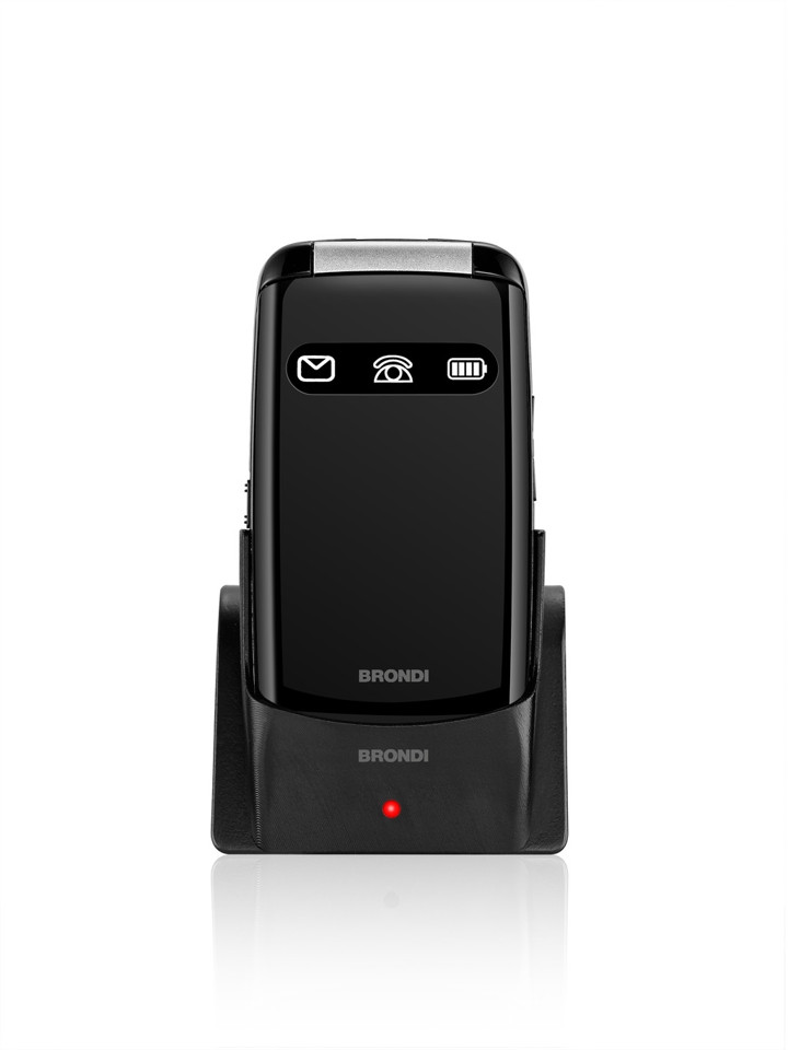 Brondi Amico Favoloso 7,11 cm (2.8") Nero Telefono di livello base