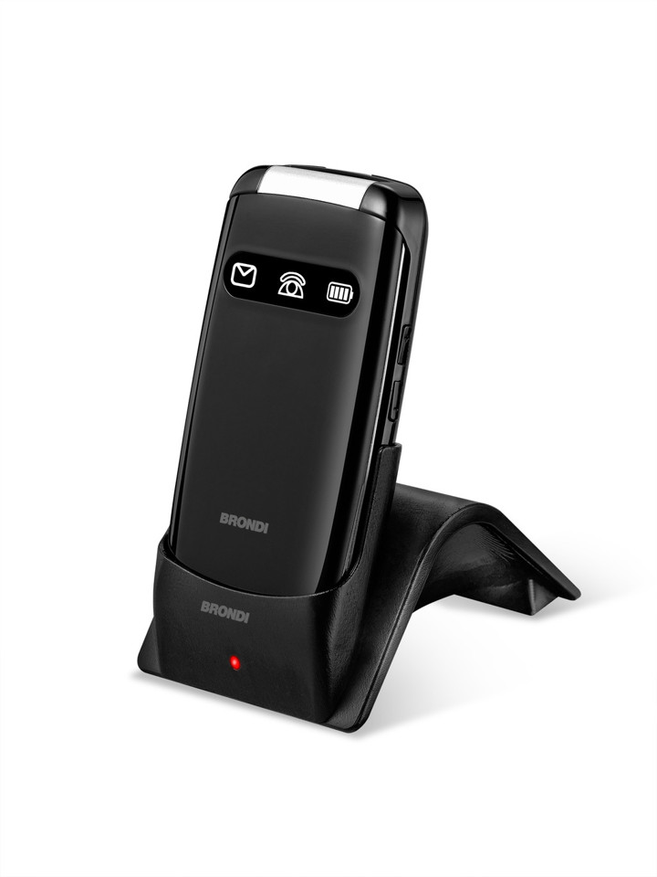 Brondi Amico Favoloso 7,11 cm (2.8") Nero Telefono di livello base