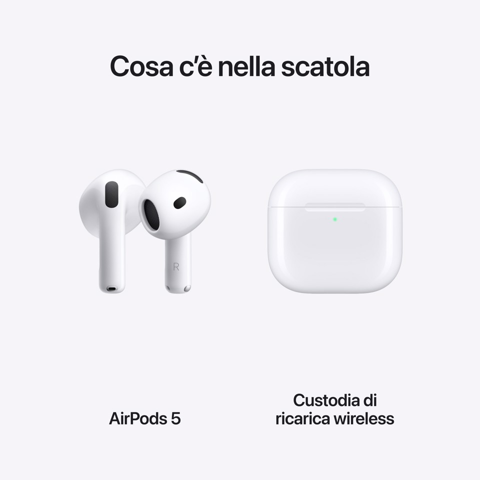 Apple AirPods (5th generation) AirPods 5 con custodia di ricarica wireless