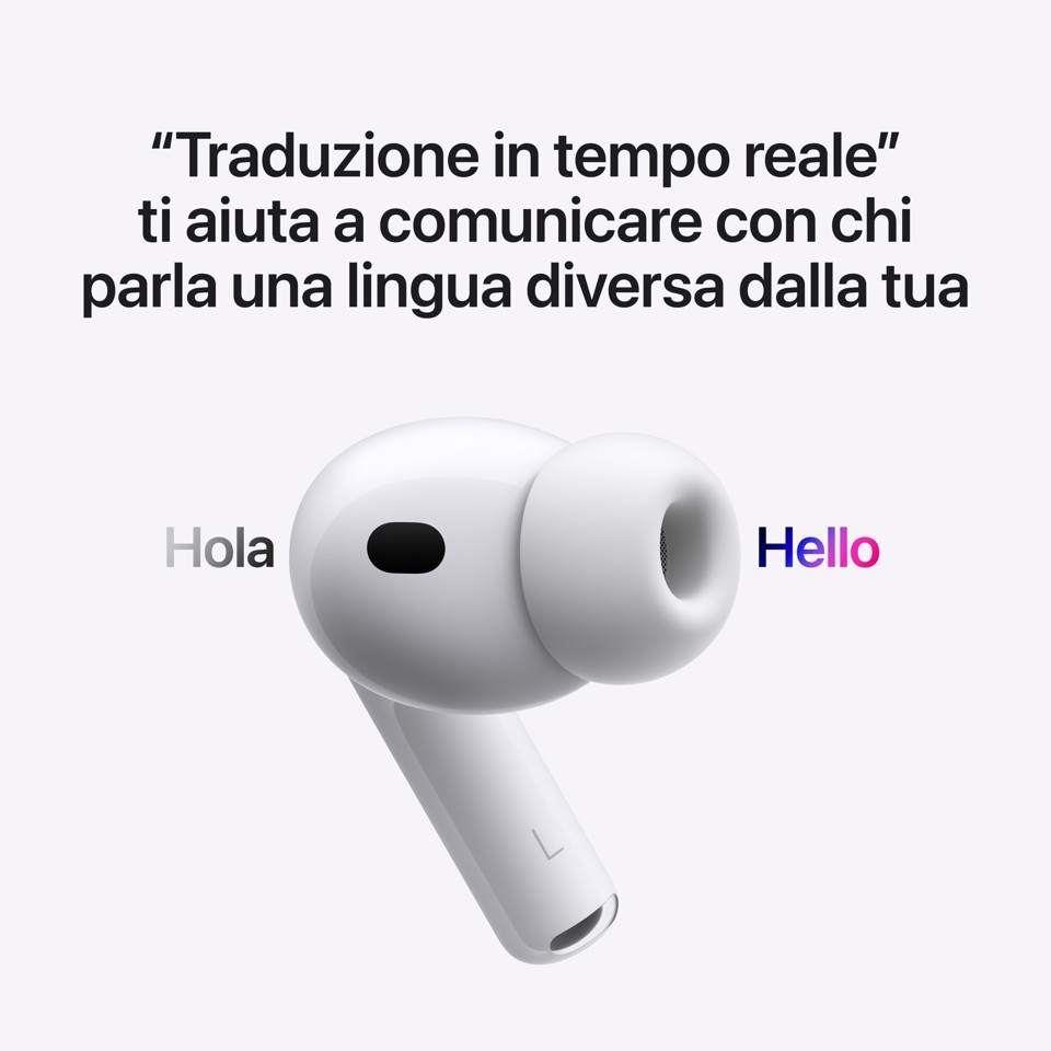 Apple AirPods Pro (terza generazione) AirPods Pro (3rd generation) Auricolare True Wireless Stereo (TWS) In-ear Chiamate/Musica/Sport/Tutti i giorni Bluetooth Bianco