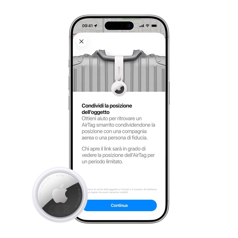 Apple AirTag - confezione da 1