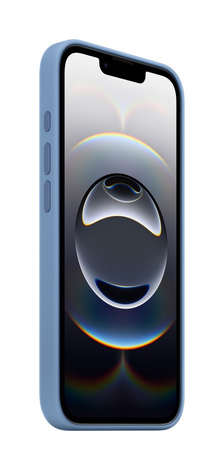Apple Custodia in silicone per iPhone 16e - Blu inverno