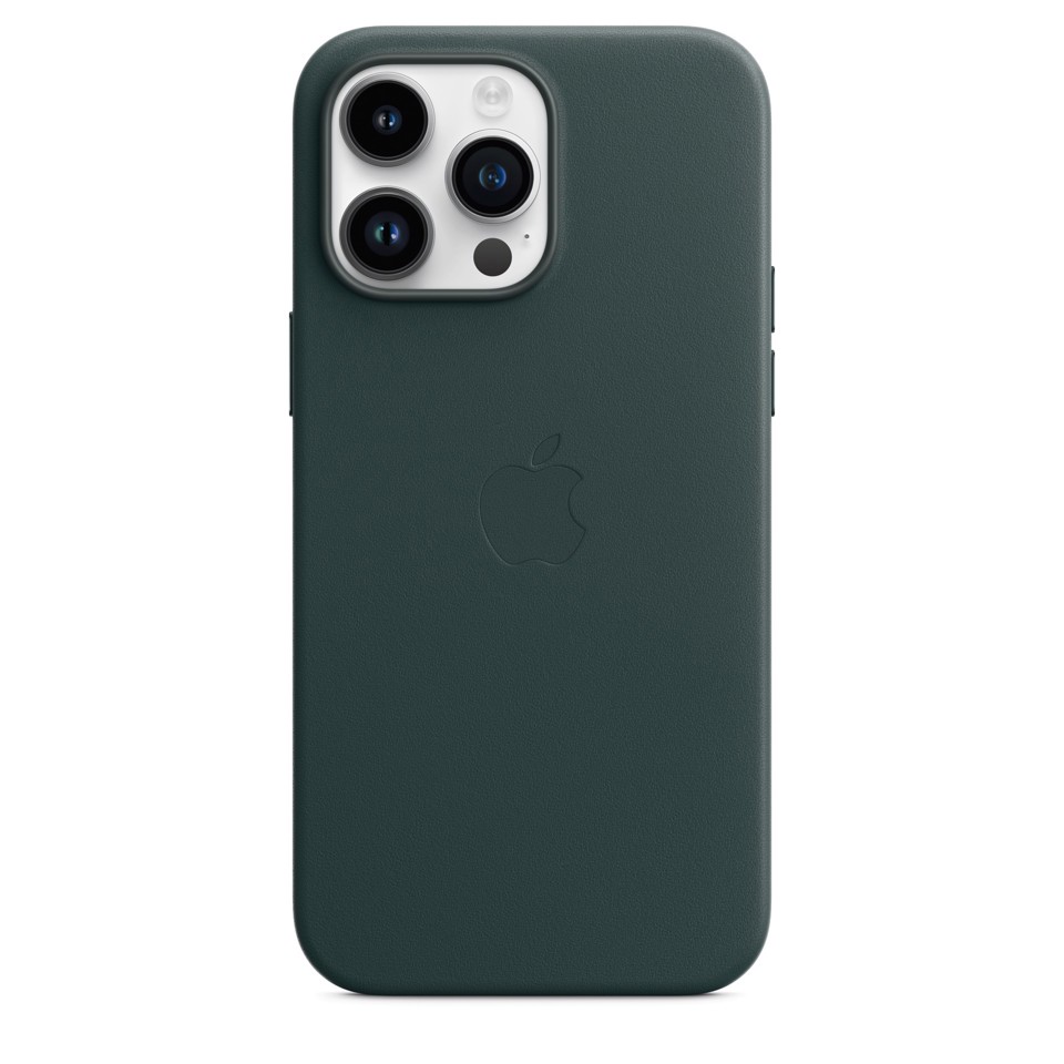 Apple Custodia iPhone 14 Pro Max in Pelle - Verde foresta