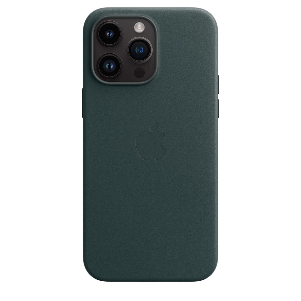 Apple Custodia iPhone 14 Pro Max in Pelle - Verde foresta