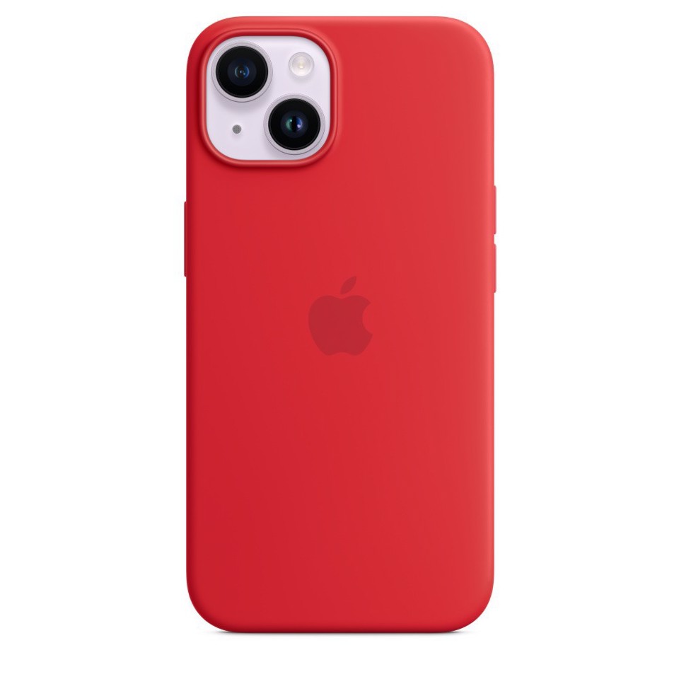 Apple Custodia MagSafe in silicone per iPhone 14 - (PRODUCT)RED