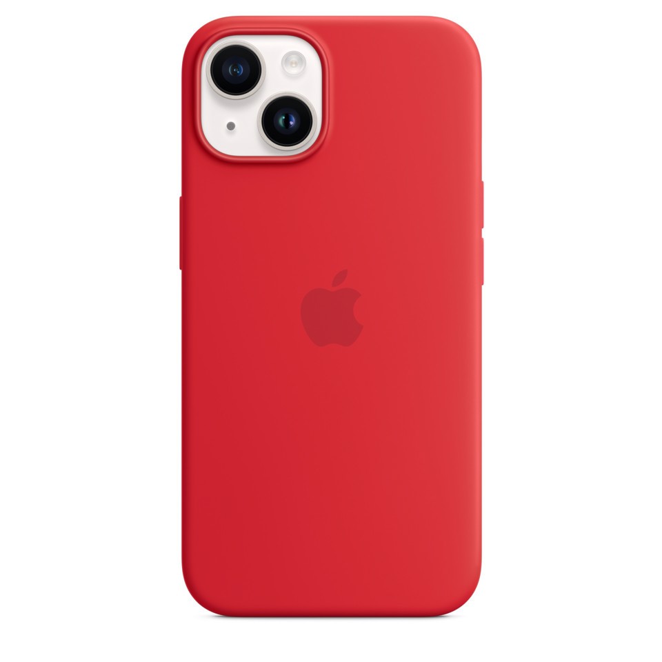 Apple Custodia MagSafe in silicone per iPhone 14 - (PRODUCT)RED