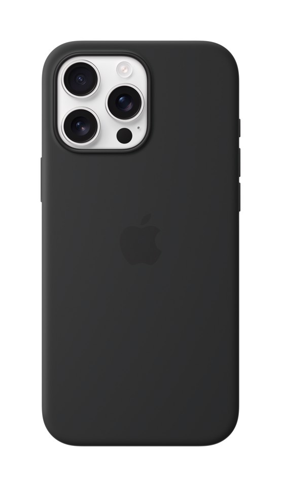 Apple Custodia MagSafe in silicone per iPhone 16 Pro Max - Nero