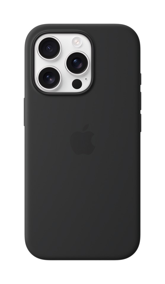 Apple Custodia MagSafe in silicone per iPhone 16 Pro - Nero