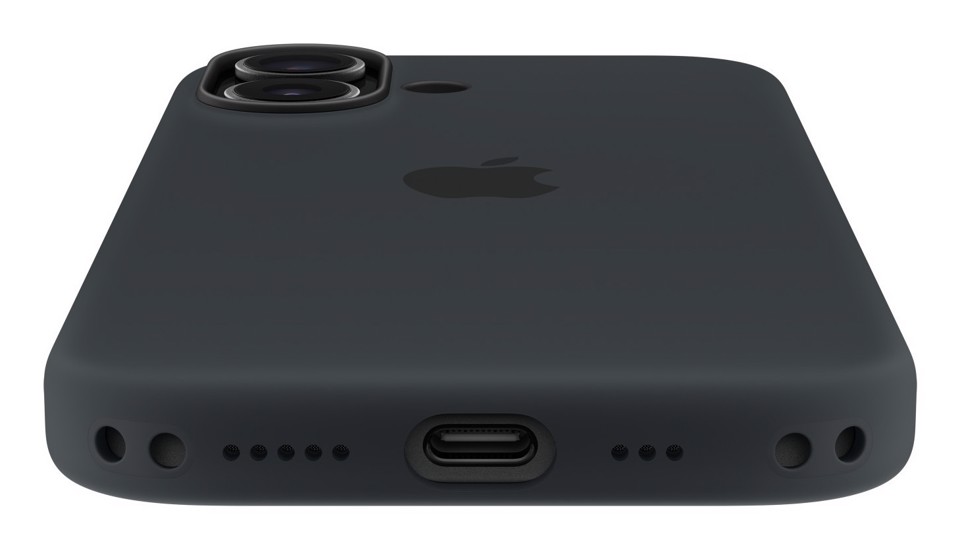 Apple Custodia MagSafe in silicone per iPhone 17 - Nero